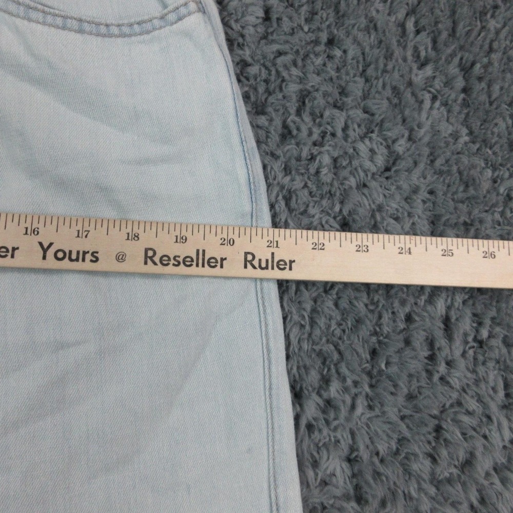 Zara Jeans Mens 32x29* Light Blue Mid Waist Loose Wide Leg Ankle NWT - Picture 5 of 16
